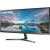 Samsung S34J552WQN 34" Class UW-QHD LCD Monitor - 21:9 - Dark Blue Gray - 34.1" Viewable - Vertical Alignment (VA) - LED Backlight - x (Fleet Network)