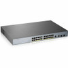 ZYXEL 24-port GbE Smart Managed PoE Switch with GbE Uplink - 24 Ports - Manageable - 2 Layer Supported - Modular - 2 SFP Slots - W - W (Fleet Network)