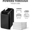 Fellowes Powershred LX220 Micro Cut Shredder - Micro Cut - 20 Per Pass - for shredding Paper, Credit Card, Paper Clip, Staples, Junk - (5015401)
