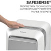 Fellowes Powershred LX210 Micro Cut Shredder - Micro Cut - 16 Per Pass - for shredding Paper, Credit Card, Paper Clip, Staples, Junk - (5015301)