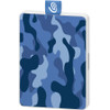 Seagate One Touch STJE500406 500 GB Portable Solid State Drive - External - Camo Blue - Notebook Device Supported - USB 3.0 - Retail (STJE500406)