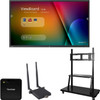 ViewSonic IFP7550-C2 -75" ViewBoard 4K Ultra HD Interactive Flat Panel Chrome Bundle 2 - 75" (1905 mm) LCD Cortex A73 1.10 GHz - 3 GB (Fleet Network)