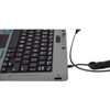 Gamber-Johnson Rugged Lite Keyboard - USB Type A Interface - English (US) - TouchPad - Windows, Android, Linux, iOS, Mac OS - Silicon (7160-1449-00)