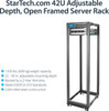 StarTechcom_42U_4_Post_Open_Frame_Server_Rack_-_Floor_Standing_Network_Data_Cabinet_4POSTRACK42_-_Store_your_servers_network_and_-_4POSTRACK42