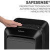 Fellowes LX180 Cross-cut Shredder - Continuous Shredder - Cross Cut - 16 Per Pass - for shredding Staples, Paper, Paper Clip, Credit - (5501601)