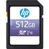 HP sx330 512 GB Class 10/UHS-I (U3) SDXC - 95 MB/s Read - 2 Year Warranty (Fleet Network)