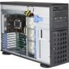 Supermicro SuperChassis 745BAC-R1K23B - Tower - Black - 4U - 11 x Bay - 2 x 1.23 kW - Power Supply Installed - EATX, ATX, Micro ATX - (Fleet Network)