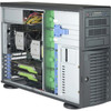 Supermicro SuperChassis 743AC-1K26B-SQ - Full-tower - Black - 4U - 11 x Bay - 1 x 1.20 kW - Power Supply Installed - EATX, ATX - 3 x - (Fleet Network)