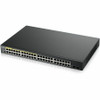 ZYXEL 48-port GbE Smart Managed PoE Switch with GbE Uplink - 48 Ports - Manageable - Gigabit Ethernet - 10/100/1000Base-T, - 2 Layer - (Fleet Network)