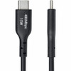 StarTech.com 6ft (1.8m) USB-A to USB-C Charging Cable, Charge & Sync, 3A, USB 2.0, TPE Jacket - Black USB Charging Cord - USB-A to and (USB2AC6FBKE)