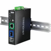 TRENDnet Industrial 10G SFP+ Media Converter - Network (RJ-45) - 1x PoE+ (RJ-45) Ports - 10 Gigabit Ethernet - 10GBase-T, 10GBase-X - (TI-BF711SFP)