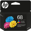HP 68 Original Standard Yield Inkjet Ink Cartridge - Tri-color, Cyan, Magenta, Yellow - 1 Pack - 120 Pages (Fleet Network)