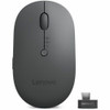 Lenovo X9 Edition Mouse - Blue Optical - Cable/Wireless - Bluetooth/Radio Frequency - 2.40 GHz - Rechargeable - Thunder Gray - USB C - (Fleet Network)