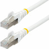 StarTech.com 75ft White CAT6a Ethernet Cable, Snagless RJ45, 10G, 100W PoE, S/FTP, LSZH, 27AWG Pure Copper, 500MHz, Shielded Network - (Fleet Network)