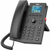 Fanvil X303-2 Wire IP Phone - Corded - 6 Multiple Conferencing - Desktop, Wall Mountable - Black - 4 x Total Line - VoIP - 2.4" (X303-2 Wire)