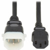 Tripp Lite series P004-E04 Standard Power Cord - For PDU, Computer, Monitor, HDTV, Printer, Server, UPS, Network Device, Switch, Rack (P004-E04)