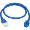 Tripp Lite series P018-E03-ABL-6 Power Extension Cord - For PDU, Computer, Monitor, HDTV, Printer, Server, UPS, Network Device, Rack, (Fleet Network)