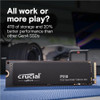 Crucial P310 4 TB Solid State Drive - M.2 2280 Internal - PCI Express NVMe (PCI Express NVMe 4.0 x4) - Gaming Console Device Supported (CT4000P310SSD8)