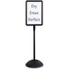 Safco Write Way Dual-sided Directional Sign - 18" (457.20 mm) Width x 65" (1651 mm) Height x 18" (457.20 mm) Depth - Rectangular Shape (Fleet Network)