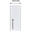 Transcend ESD240C 480 GB Portable Solid State Drive - External - Silver - USB 3.1 Type C - 520 MB/s Maximum Read Transfer Rate (TS480GESD240C)
