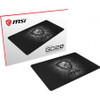 MSI AGILITY GD20 Gaming Mousepad - Micro-Textured - 0.20" (5 mm) Height x 8.66" (220 mm) Width x 12.60" (320 mm) Depth - Black - - (AGILITYGD20)