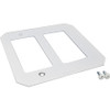 Wiremold Evolution 8AT Series Crestron Double Gang Plate - 2-gang - White (Fleet Network)