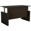 Safco Medina Height-Adjustable 72" Straight Height Adjustable Desk - Beveled Edge - Material: Laminate - Finish: Mocha (MNDSHA72LDC)