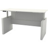 Safco Medina Height-Adjustable 72" Straight Height Adjustable Desk - Beveled Edge - Material: Laminate - Finish: Textured Sea Salt (Fleet Network)
