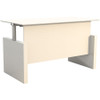 Safco Medina Height-Adjustable 72" Straight Height Adjustable Desk - Beveled Edge - Material: Laminate - Finish: Textured Sea Salt (MNDSHA72TSS)