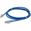 AddOn 4ft Blue CAT 6 Plenum-Rated Ethernet Cable Snagless Bubble Boot RJ-45 M/M - 4 ft (1.22 m) Category 6 Network Cable for Network - (Fleet Network)