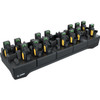 Zebra RS5100 20-Slot Ring Scanner Cradle - Bar Code Scanner - Charging Capability (Fleet Network)