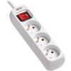 Tripp Lite series Protect It! PS3F15 3-Outlet Power Strip - French - 3 x French/Belgian - 4.9 ft (1.50 m) Cord - 16 A Current - 230 V (PS3F15)
