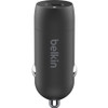 Belkin Boost Up Charge 20-Watt USB-C PD Car Charger with Lightning to USB-C Cable - Black (CCA003BT04BK)