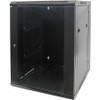 Intellinet Network Cabinet, Wall Mount (Double Section), 9U, 550mm Depth, Black, Assembled, Max 30kg, 19" , Three Year Warranty - For (Fleet Network)