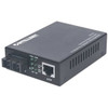 Intellinet Fast Ethernet Single Mode Media Converter, 10/100Base-Tx to 100Base-Fx (SC) Single-Mode, 20km (With 2 Pin Euro Power - 1 x (Fleet Network)