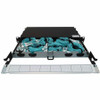 Tripp Lite series N48M-6L8L-10 Preloaded Fiber Panel - 6 x Duplex - 1U High - Aqua - 19" Wide - Rack-mountable (N48M-6L8L-10) Tripp Lite series N48M-6L8L-10 Preloaded Fiber Panel - 6 x Duplex - 1U High - Aqua - 19" Wide - Rack-mountable (N48M-6L8L-10)