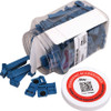 Middle Atlantic Forward Small Device Mounting Clamps - Cable Clamp - Blue - 60 Pack (FWD-SIDECLMP-60)
