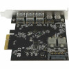 Vantec 5-Port USB 3.2 Gen2x2 (Total 20Gbps) With 2C And 3A PCIe Host Card - PCI Express 2.0 x4 - Plug-in Card - 5 USB Port(s) - UASP - (UGT-PC3A2C)
