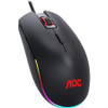 AOC GM500 Gaming Mouse - Optical - Cable - Black - USB 2.0 Type A - 5000 dpi - 8 Button(s) - Symmetrical (GM500)