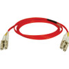 Tripp Lite Fiber Optic Duplex Patch Cable - LC Male - LC Male - 10m - Red (Fleet Network)