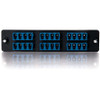 C2G Q-Series 31119 Quiktron Quad 24-Port Fiber Optic Network Patch Panel - 24 x LC - 24 Port(s) - 24 x RJ-11 - 24 x (31119)
