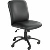 Safco Uber Big and Tall High Back Executive Chair - Black Seat Color - Vinyl, Foam Seat Material - Black Frame Color - 5-star Base - 1 (Fleet Network)