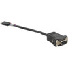 Kramer 9-pin D-sub (F) to 3-pin Adapter Cable - 7.2" Serial Data Transfer Cable - First End: 1 x 9-pin DB-9 RS-232 Serial - Female - 1 (Fleet Network)