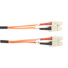 Black Box Fiber Optic Duplex Patch Network Cable - 9.8 ft Fiber Optic Network Cable for Transceiver, Switch, Server, Network Device - (Fleet Network)