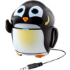 GOgroove Groove Pal GG-PAL-PENGUIN 2.0 Portable Speaker System - 4 W RMS - Black, White - Battery Rechargeable - USB - 1 (GG-PAL-PENGUIN)