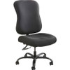 Safco Optimus Big and Tall Chair - Black Seat Color - High-density Polyurethane (HDPU) Seat Material - Black Back Color - 5-star Base (Fleet Network)