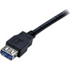StarTechcom_2m_Black_SuperSpeed_USB_30_Extension_Cable_A_to_A_-_MF_-_66_ft_USB_Data_Transfer_Cable_-_First_End_1_x_Type_A_Male_-_USB3SEXT2MBK