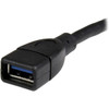 StarTechcom_6in_Black_USB_30_Extension_Adapter_Cable_A_to_A_-_MF_-_6_USB_Data_Transfer_Cable_for_Flash_Drive_Notebook_Desktop_-_USB3EXT6INBK