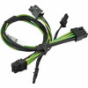 Supermicro Internal Power Cord - For Graphics Processing Unit, Server, Motherboard - 12 V - Black, Green, Yellow - 11.8" Cord Length - (Fleet Network)