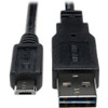 Tripp Lite by Eaton UR050-001 USB Data Transfer Cable - 1 ft (0.30 m) USB Data Transfer Cable for Cellular Phone, PDA, Camera - First (Fleet Network)